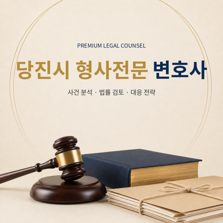 당진시 형사전문 변호사