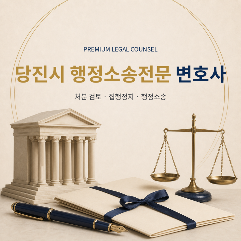 당진시 행정소송전문 변호사